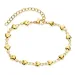 waterproof hart armband in verguld staal - OCEANA