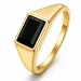 waterproof ring in verguld staal