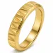 waterproof ring in verguld staal