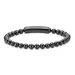 waterproof onyx armband in staal