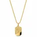 waterproof ketting in verguld staal