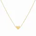 waterproof hart ketting in verguld staal - OCEANA