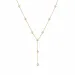 waterproof zirkoon ketting in verguld staal - OCEANA