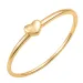 waterproof hart ring in verguld staal - OCEANA