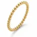 waterproof bolletje ring in verguld staal - OCEANA