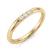waterproof zirkoon mémoire ring in verguld staal - OCEANA