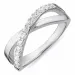 ring in gerodineerd zilver