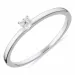 solitaire ring in gerodineerd zilver