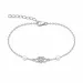 hart infinity armband in zilver