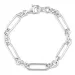 figaro armband in zilver 17, 18cm x 5,8 mm