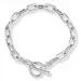 ankerarmband in zilver 17, 18cm x 5,5 mm