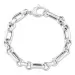 figaro armband in zilver 17, 18cm x 6,7 mm