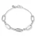 armband in zilver 17, 18cm x 6,6 mm