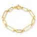 armband in verguld sterlingzilver  x 6,3 mm