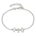 familie armband in zilver met Vader - Zoon - Moeder in zilver