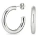 25 mm halfcreool in zilver