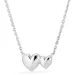hart ketting in zilver