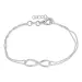 infinity armband in zilver