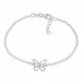 vlinder armband in zilver