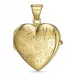 19 x 21 mm hart medaillon in 9 karaat goud
