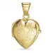 14 x 16 mm hart medaillon in 9 karaat goud