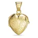 16 mm hart medaillon in 9 karaat goud