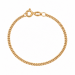 BNH pantserarmband in verguld sterlingzilver 17 cm x 1,3 mm