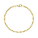 BNH pantserarmband in verguld sterlingzilver 17 cm x 2,7 mm