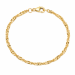 BNH singapore armband in 8 karaat goud 18,5 cm x 2,3 mm