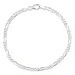 figaro armband in zilver 18,5 cm x 2,8 mm