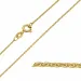 BNH Anker ronde ketting in 8 karaat goud 45 cm x 1,2 mm