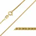 BNH venetiaanse ketting in 8 karaat goud 45 cm x 1,3 mm