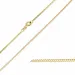 BNH pantserketting in 8 karaat goud 50 cm x 1,1 mm