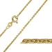 BNH Anker facet ketting in 14 karaat goud 45 cm x 1,4 mm