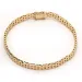 BNH Schakelarmband in 14 karaat goud 18,5 cm x 5,0 mm