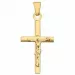 Jezus goud BNH kruis in 14 karaat goud