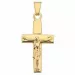 Breed Jezus goud BNH kruis in 14 karaat goud