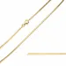 BNH slangenketting in 8 karaat goud 45 cm x 1,3 mm