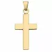 13 x 21 mm goud BNH kruis in 8 karaat goud