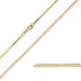 eenvoudige BNH pantserketting in 14 karaat goud 50 cm x 1,8 mm