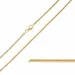 BNH slangenketting in 8 karaat goud 50 cm x 1,2 mm