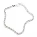 Bnh cordel armband in zilver 18,5 cm x 3,2 mm