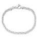 Koning armband in zilver 21 cm x 3,2 mm