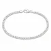 BNH Bismarck armband in zilver 18,5 cm x 3,5 mm