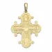 25 x 30 mm goud dagmarkruis in 14 karaat goud - Amoré