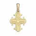 13 x 15 mm goud dagmarkruis in 14 karaat goud - Amoré