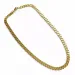 BNH pantserketting in verguld sterlingzilver 45 cm x 5,3 mm