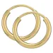 13 mm BNH creool in 8 karaat goud