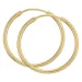 25 mm BNH creool in verguld sterlingzilver