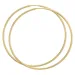 57 mm BNH creool in verguld sterlingzilver